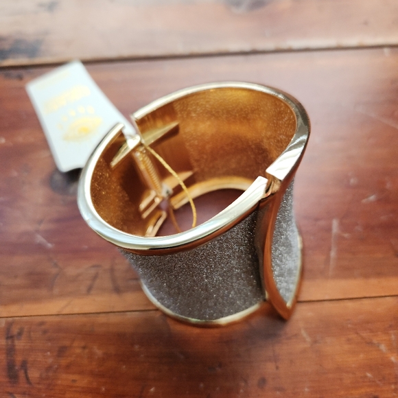 Goldtone Cuff Bracelet - Picture 6 of 11